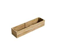 Conka Garden - Wooden Raised Bed Kit - Large Garden Planters for Vegetables, Herbs, Flowers - Start Growing Plants Earlier & Better - Durable & Resistant FSC Treated Timber 60cm L x 240cm W x 46cm H