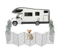 Conka Pets - Caravan Dog Fence - Outdoor Play Pen for Caravan, Motorhome, Tent - Portable Pen for Dogs, 10cm x 12cm Mesh Stops Dogs from Jumping - Foldable - Covers 13ft/3.9 Metre Area