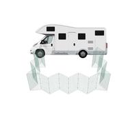 Conka Pets - Caravan Dog Fence - Outdoor Play Pen for Caravan, Motorhome, Tent, Portable Pen for Dogs, 1m High - 5cm x 5cm Mesh Stops Dogs from Escaping - Foldable - Covers 24ft/7.3 Metre Area