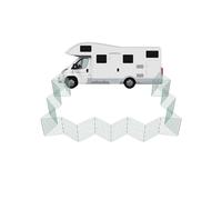 Conka Pets - Caravan Dog Fence - Outdoor Play Pen for Caravan, Motorhome, Tent, Portable Pen for Dogs, 60cm High - 5cm x 5cm Mesh Stops Dogs from Escaping - Foldable - Covers 18ft/5.4 Metre Area