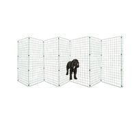 Conka Pets - Outdoor Dog Fence - Wire Garden Barrier for Dogs and Pets - 1M High - 5cm x 5cm Mesh Stops Dogs from Jumping - Portable, Lightweight Foldable - Covers 14 Foot/4.2 Metre Gap
