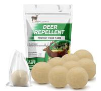 CONKAT Deer Repellent, Deer and Rabbit Repellent Outdoor, Natural Deers Repellant Outdoor, Keep Deer and Rabbit Out of Garden & Yard, Deers and Rabbits Deterrent, Powerful Deer Repellant for Plants-8P