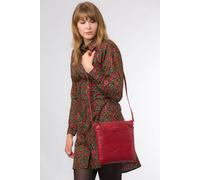 Conkca London 'avril' Leather Cross Body Bag In Red Red