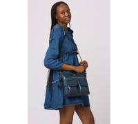 Conkca London 'baby Bon' Leather Cross Body Bag In Blue Blue