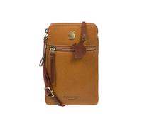 Conkca London 'bambino' Leather Cross Body Phone Bag In Light Tan Light Tan One Size