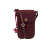 Conkca London 'buzz' Leather Small Cross Body Bag In Plum Plum