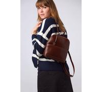 Conkca London 'hollis' Leather Backpack In Brown Brown One Size