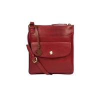Conkca London 'lauryn' Leather Cross Body Bag In Red Red