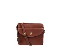 Conkca London 'magda' Leather Cross Body Bag In Brown Brown One Size