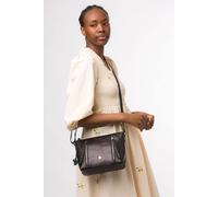 Conkca London 'pip' Leather Cross Body Bag In Navy Navy One Size