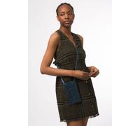 Conkca London 'siren' Leather Cross Body Phone Bag In Blue Blue