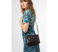 Conkca London Women's 'Drew' Leather Cross Body Bag in Navy