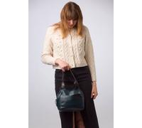 Conkca London Women's 'Juliet' Leather Handbag in Mid Navy