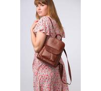 Conkca London Women's 'Kerrie' Leather Backpack in Brown