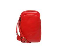 Conkca London Women's 'Leia' Leather Cross Body Phone Bag in Orange