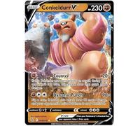 Conkeldurr V 040/078 Ultra-Rare Rare Pokemon Card (Pokemon GO Special TCG Set) + 1x TitanCards® Toploader