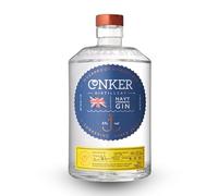 Conker Navy Strength Gin 70cl - 57% ABV Overproof Spirit, Made in Dorset with 9 Botanicals, Notes of Juniper Pine, Craft Small Batch, Unique Strong
