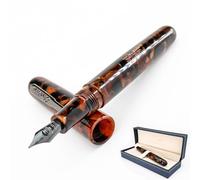 Conklin CK71453 All American Stub Nib Fountain Pen - Brownstone