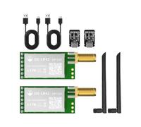 Conkmile 2.4G SX1281 Development Kit Lora Wireless uart RF Module DX-LR42-24T12D 13dbm 3.7KM High Speed Low Power FLRC 150kb/s GFSK TTL 3.3V IoT RF Module for Arduino Raspberry Pi ESP32
