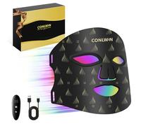 CONLWIN - Red Light Therapy Mask for Face 8 Modes, Ultra Light Red Light Mask with 850nm Near Infrared, 2000mAh Rechargeable Portable LED Light Therapy with Timer for