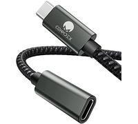 CONMDEX USB C Extension Cable 1m USB C Male to Female USB Cable USB 3.2 Data Charging Cable 10Gbps,20V5A/100W Extend Cord for Mag safe Wireless Charger,Compatible with M1 M2 Macbok,Galaxy,Dark Green