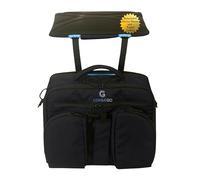 CONMIGO 'ULTI' Convertible Carry On Travel Bag w/Detachable 3-in-1 Seat Cushion, Laptop Sleeve & Portfolio. TSA Weekender Essential, Black, Small Form, Large Capacity, 3:1 Messenger Bag & Work