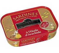 Connatable Sardines in peanut oil 115g - Pack of 4