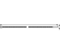 Connect 30287 Hellermann Natural Cable Tie 300mm x 7.6mm T120I 100pc