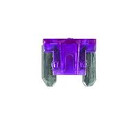 Connect 30436 Low Profile Mini Blade Fuse 3A Violet 25pc
