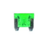 Connect 30444 Low Profile Mini Blade Fuse 30A Green 25pc