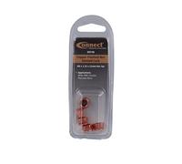 Connect 30736 Copper Flashed Nut Slotted Lock M8 x 1.25 x 12mm Hex 5pc