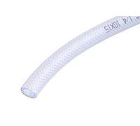 Connect 30890 Clear PVC Braided Tubing 25mm ID 30m