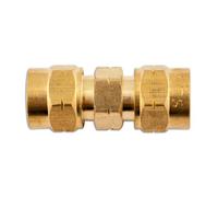 Connect 31156 Brass Straight Coupling 9mm 10pc