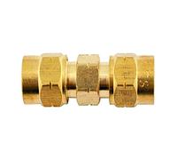 Connect 31158 Brass Straight Coupling 12mm 5pc