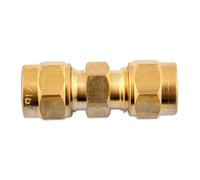 Connect 31176 Brass Straight Coupling 1/8in 10pc