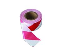 Connect 35365 Red & White Barrier Tape 75mm x 500m Non Adhesive 1pc