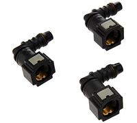 Connect 37211 Fuel Line Angled Quick Connectors 7.89mm x 8mm 3pc, Grey
