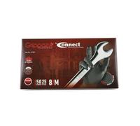 Connect 37305 Grippaz Medium Black Nitrile Gloves Latex Free Box 50Pc/25 Pairs