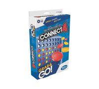 Hasbro Gaming Connect 4 Travel Board Game, Travel Games for Kids, 2 Player Portable Strategy Fun, Grab and Go, Ages 6+