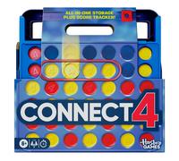 Official Hasbro Games Connect 4 Game (2025 Edition) | All-in-1 Storage, Carrying Case, Score Tracker | Ages 6+ | 2 Players | Family Games for Children - English Version