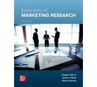Connect Access Code for Essentials of Marketing Research, 5th Edition