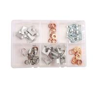Connect Consumables Connect 80 piece Assorted Brake Hose Clips 15 - 28mm
