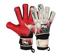 CONNECT Goalkeeper Gloves - 4mm Latex Pro-Grade Grip & Finger Support | Kids, Youth & Adult Goalie Gloves | Durable Football Gloves for Goalkeepers | Comfortable & Secure Fit (Red, 5)