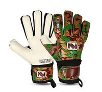 CONNECT Goalkeeper/Goalie Gloves Extreme Grip for Kids, Youth & Adult, Finger Support, Soccer Gloves for Boys, Girls & Junior Keepers Football Gloves for Training, Size 4/5/6/7 (GOLD, 7)