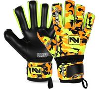 CONNECT Goalkeeper/Goalie Gloves Extreme Grip for Kids, Youth & Adult, Finger Support, Soccer Gloves for Boys, Girls & Junior Keepers Football Gloves for Training and Match, Size 4/5/6/7 (Black, 3)