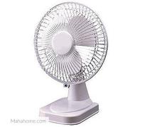 Connect It 6" Desk Table Fan ES179 Air Cooler 2 Speed Small Air Fans