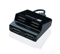 Connect It ci-108 Hub & Hub (480 Mbps, USB 2.0, Mac OS 8.6, Mac OS 9.0, Mac OS 9.1, Mac OS 9.2) Black