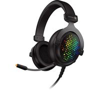 Connect It EVOGEAR Ed.3 RGB Game Headphones with Microphone, Gold-Plated USB, 7.1 Surround Stereo Sound for PC Esport Gaming, Professional Gaming Headset, USB, Black