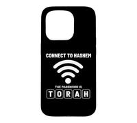 Connect To Hashem The Password Is Torah And Mitzvot Jewish Case for iPhone 15 Pro