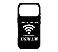 Connect To Hashem The Password Is Torah And Mitzvot Jewish Case for iPhone 17 Pro
